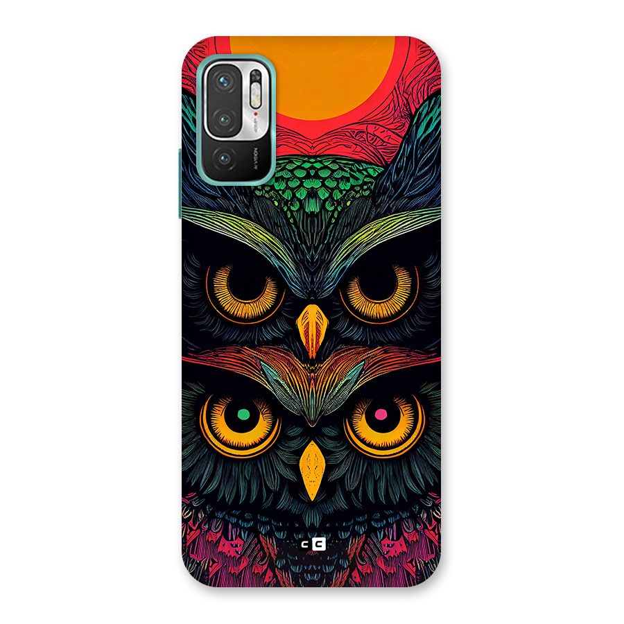 Owl Soul Art Illustration Back Case for Redmi Note 10T 5G