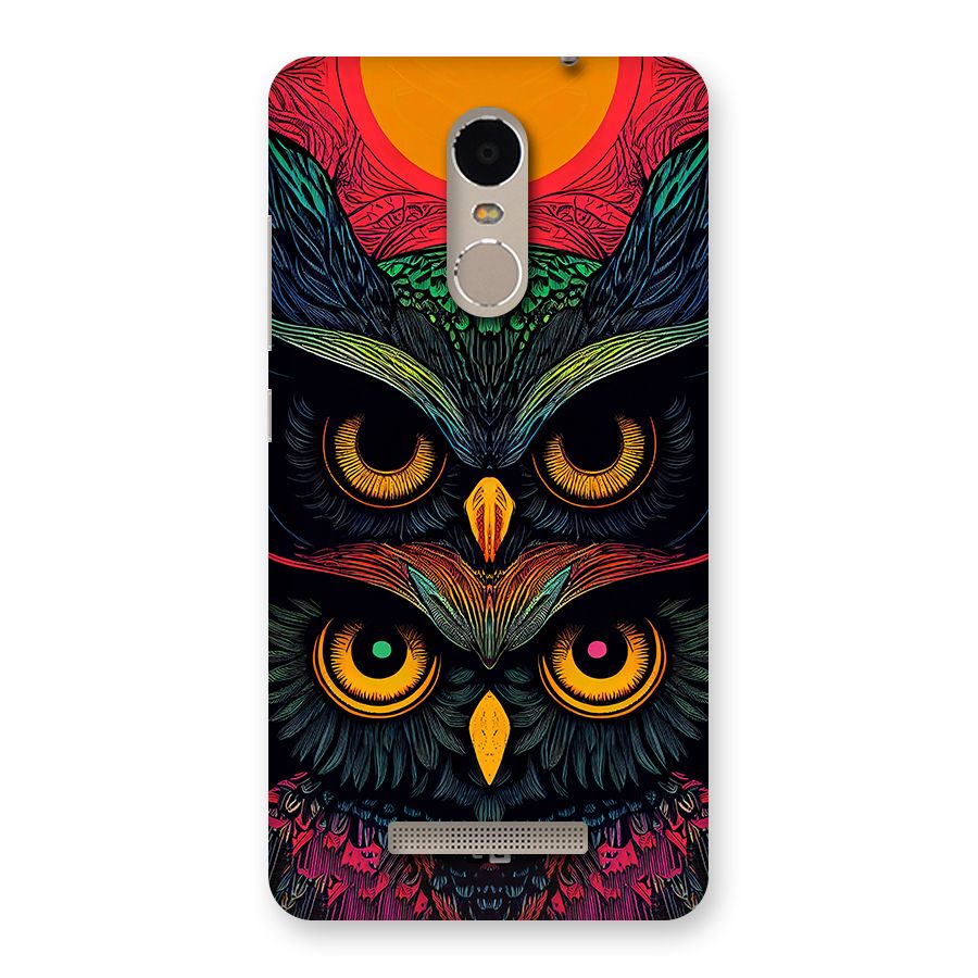 Owl Soul Art Illustration Back Case for Redmi Note 3