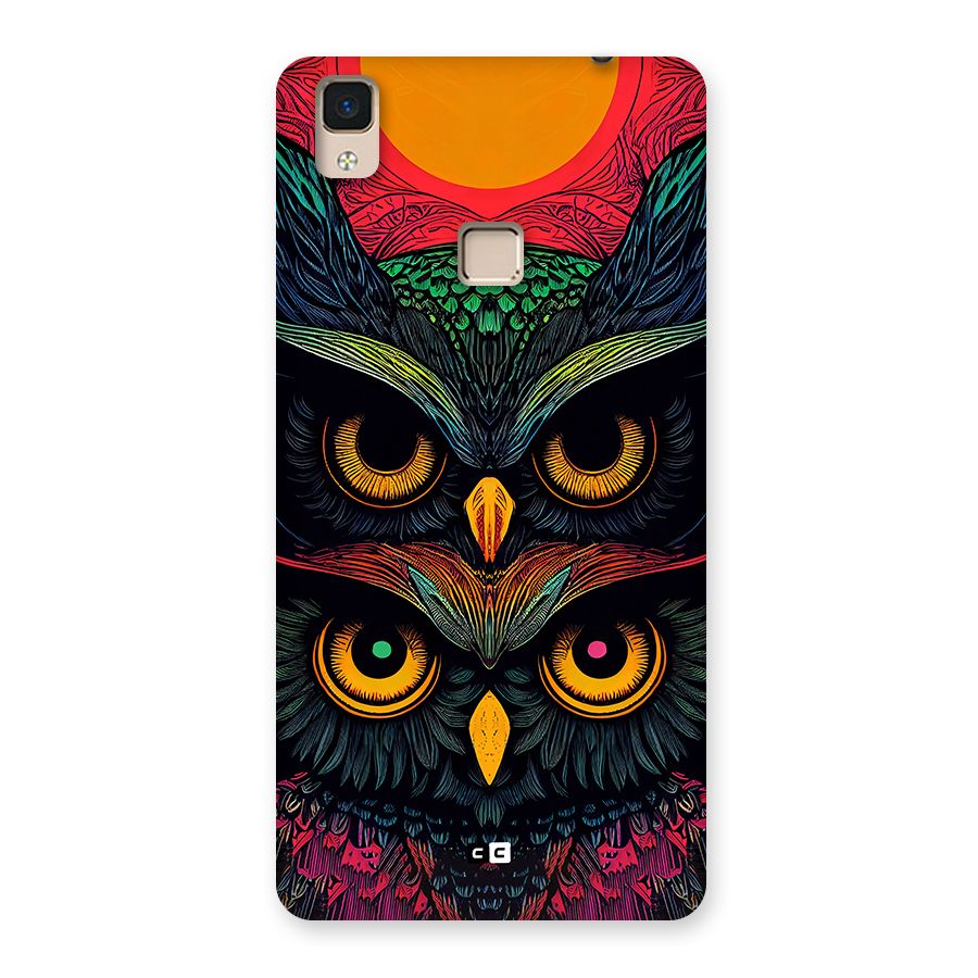 Owl Soul Art Illustration Back Case for V3 Max