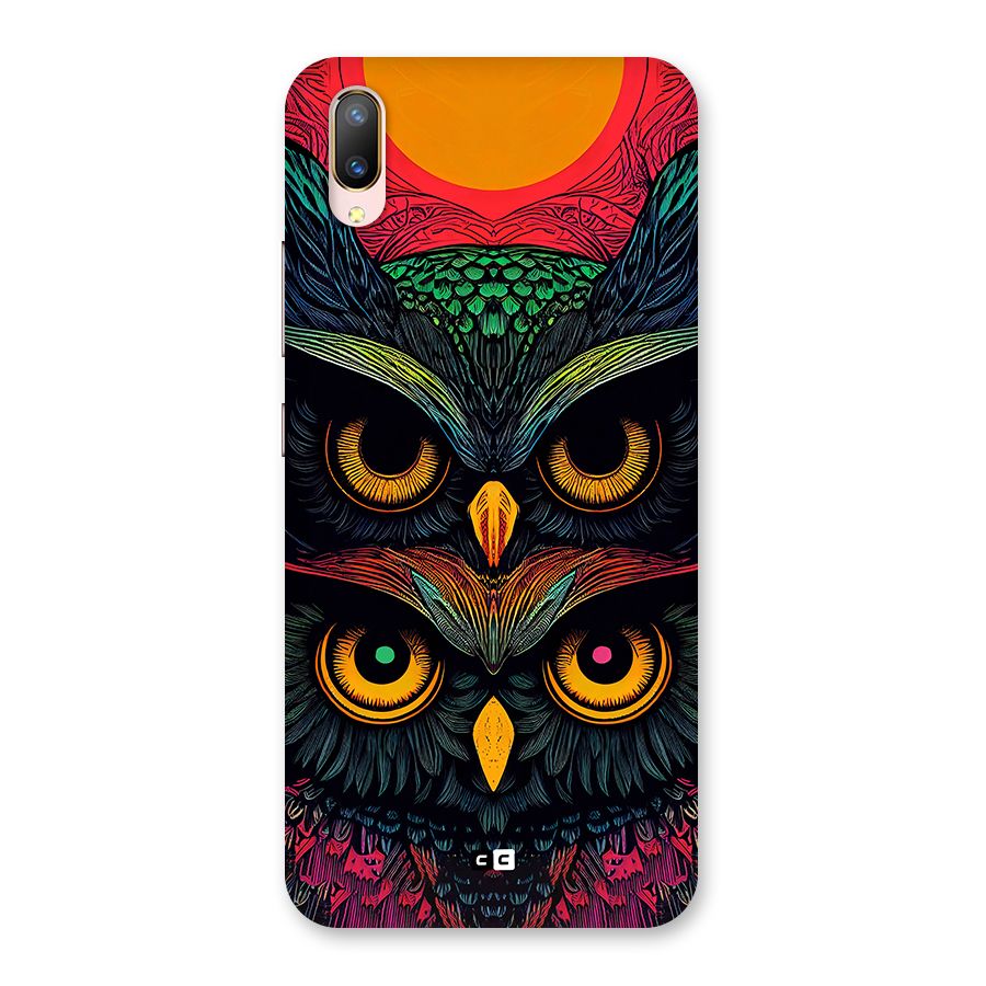 Owl Soul Art Illustration Back Case for Vivo V11 Pro