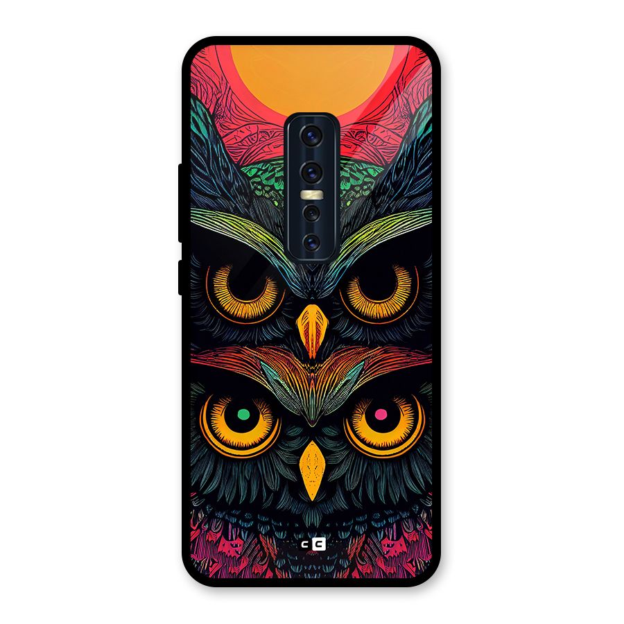 Owl Soul Art Illustration Back Case for Vivo V17 Pro