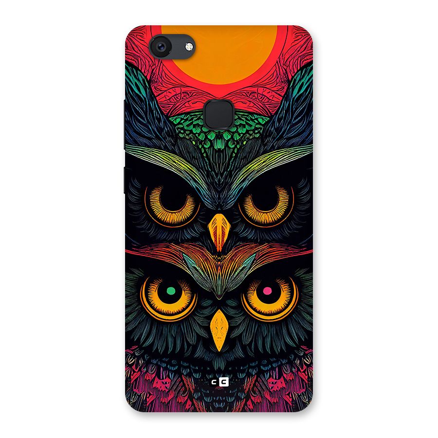 Owl Soul Art Illustration Back Case for Vivo V7 Plus