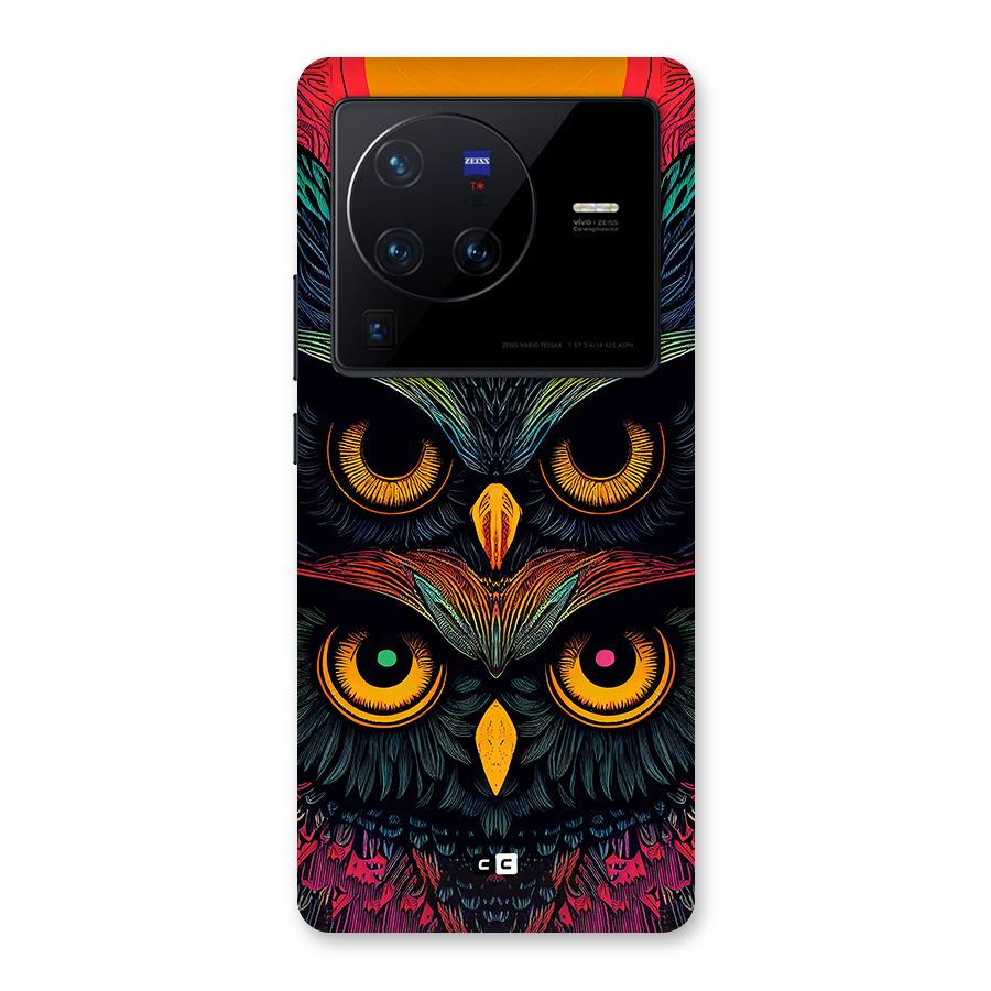 Owl Soul Art Illustration Back Case for Vivo X80 Pro