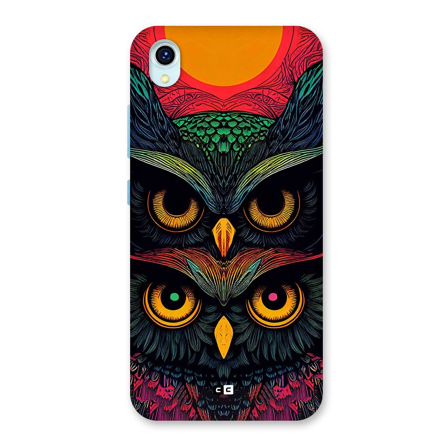 Owl Soul Art Illustration Back Case for Vivo Y1s