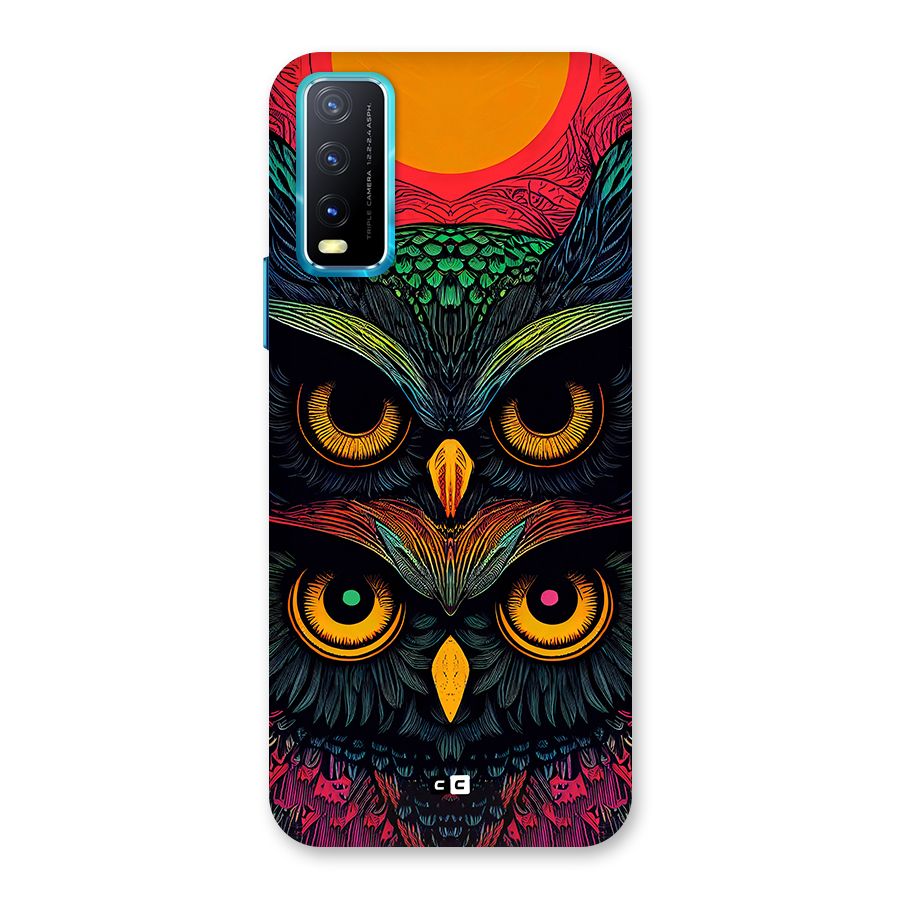 Owl Soul Art Illustration Back Case for Vivo Y20A
