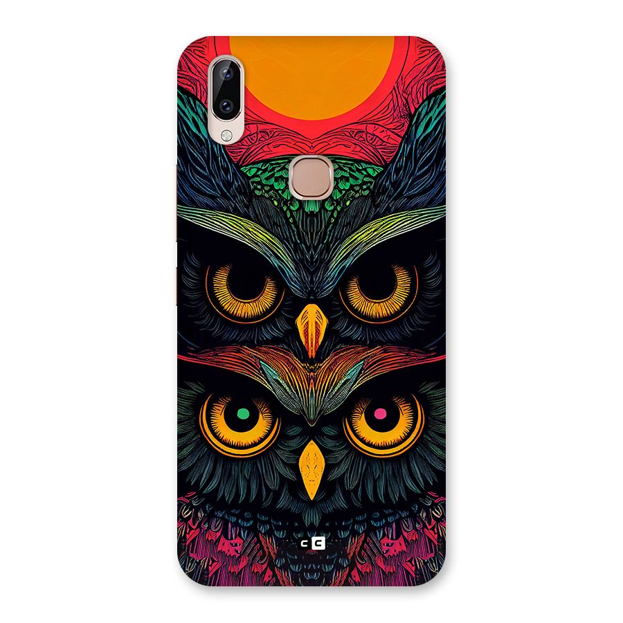 Owl Soul Art Illustration Back Case for Vivo Y83 Pro
