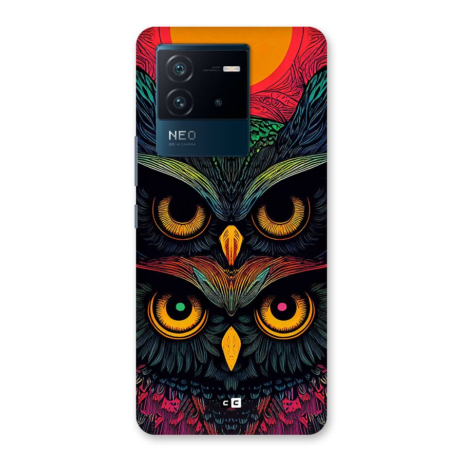 Owl Soul Art Illustration Back Case for Vivo iQOO Neo 6 5G