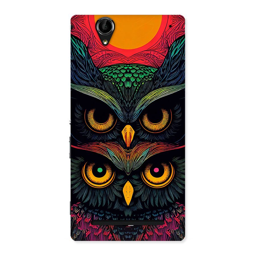 Owl Soul Art Illustration Back Case for Xperia T2