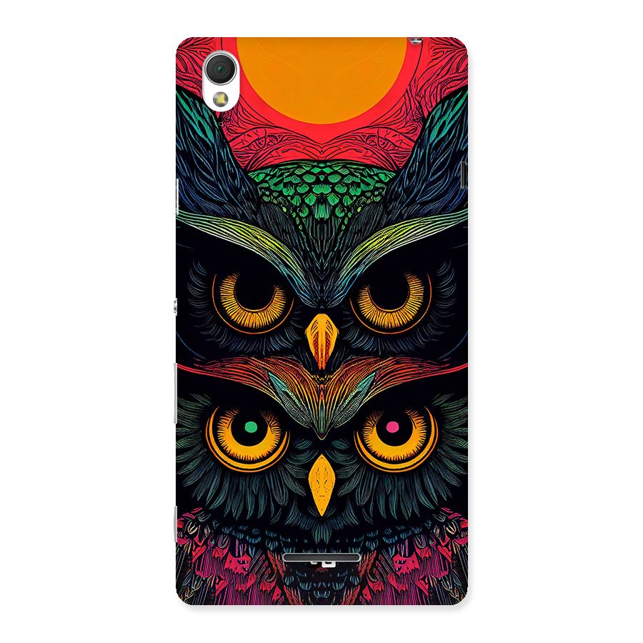 Owl Soul Art Illustration Back Case for Xperia T3