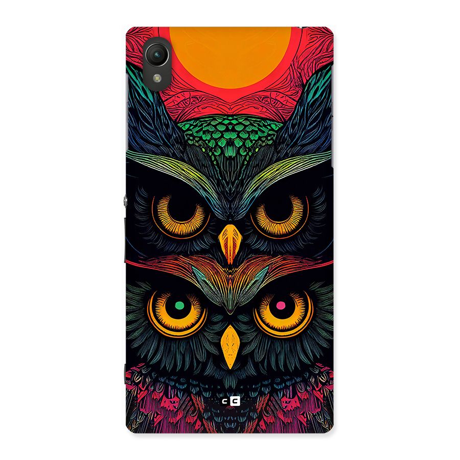 Owl Soul Art Illustration Back Case for Xperia Z1