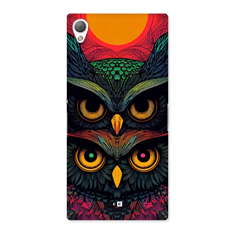 Owl Soul Art Illustration Back Case for Xperia Z3