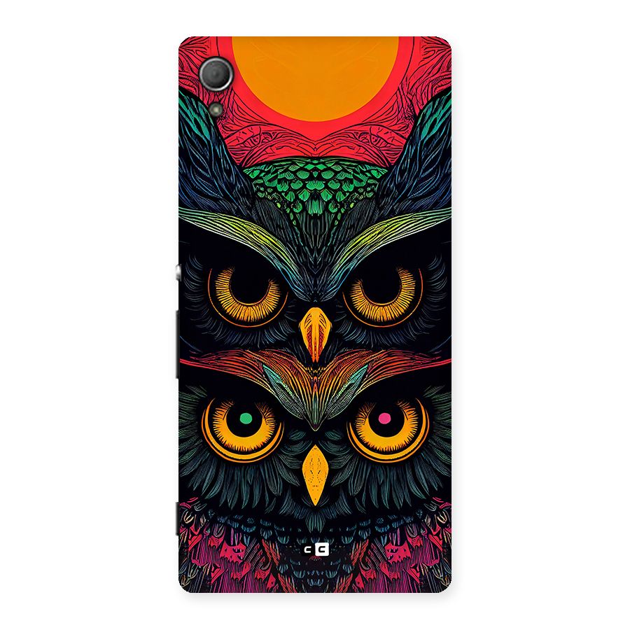 Owl Soul Art Illustration Back Case for Xperia Z3 Plus