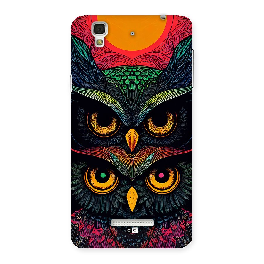 Owl Soul Art Illustration Back Case for YU Yureka Plus