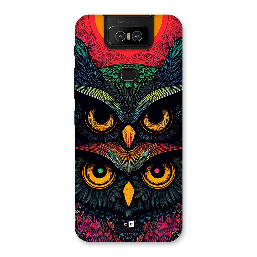 Owl Soul Art Illustration Back Case for Zenfone 6z