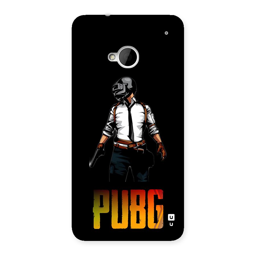 PUBG Game Art Back Case for HTC One M7