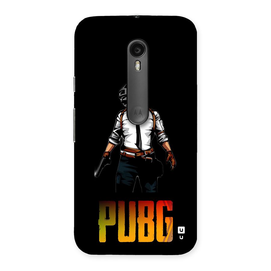 PUBG Game Art Back Case for Moto G Turbo