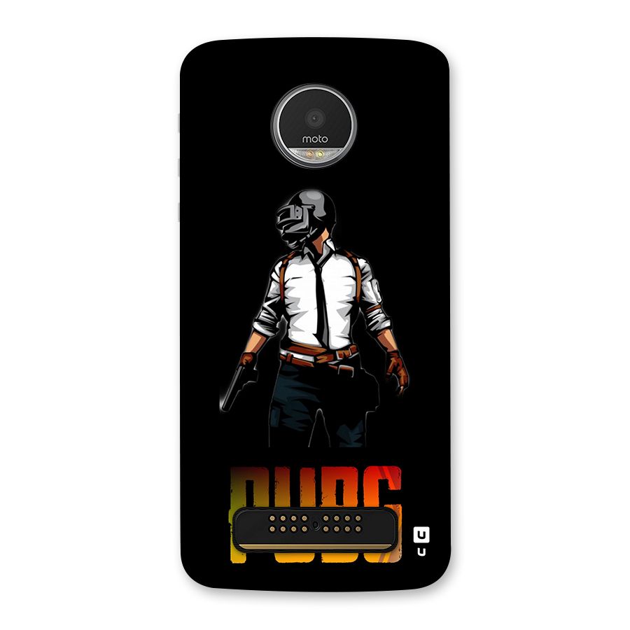 PUBG Game Art Back Case for Moto Z Play