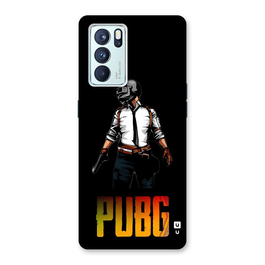 PUBG Game Art Glass Back Case for Oppo Reno6 Pro 5G