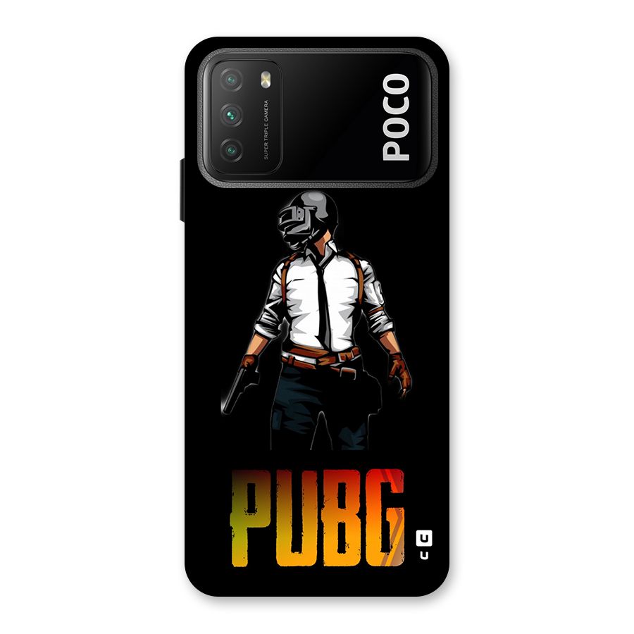 PUBG Game Art Back Case for Poco M3