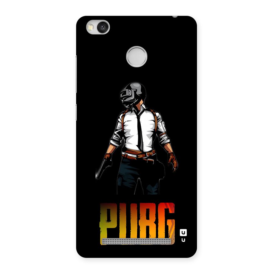 PUBG Game Art Back Case for Redmi 3S Prime