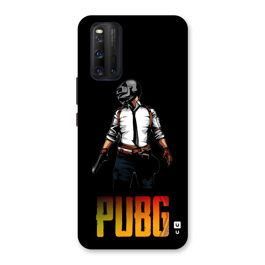 PUBG Game Art Glass Back Case for Vivo iQOO 3