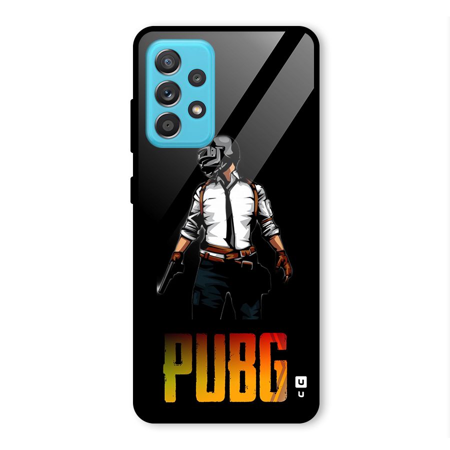 PUBG Game Art Glass Back Case for Galaxy A52