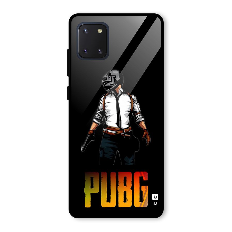 PUBG Game Art Glass Back Case for Galaxy Note 10 Lite