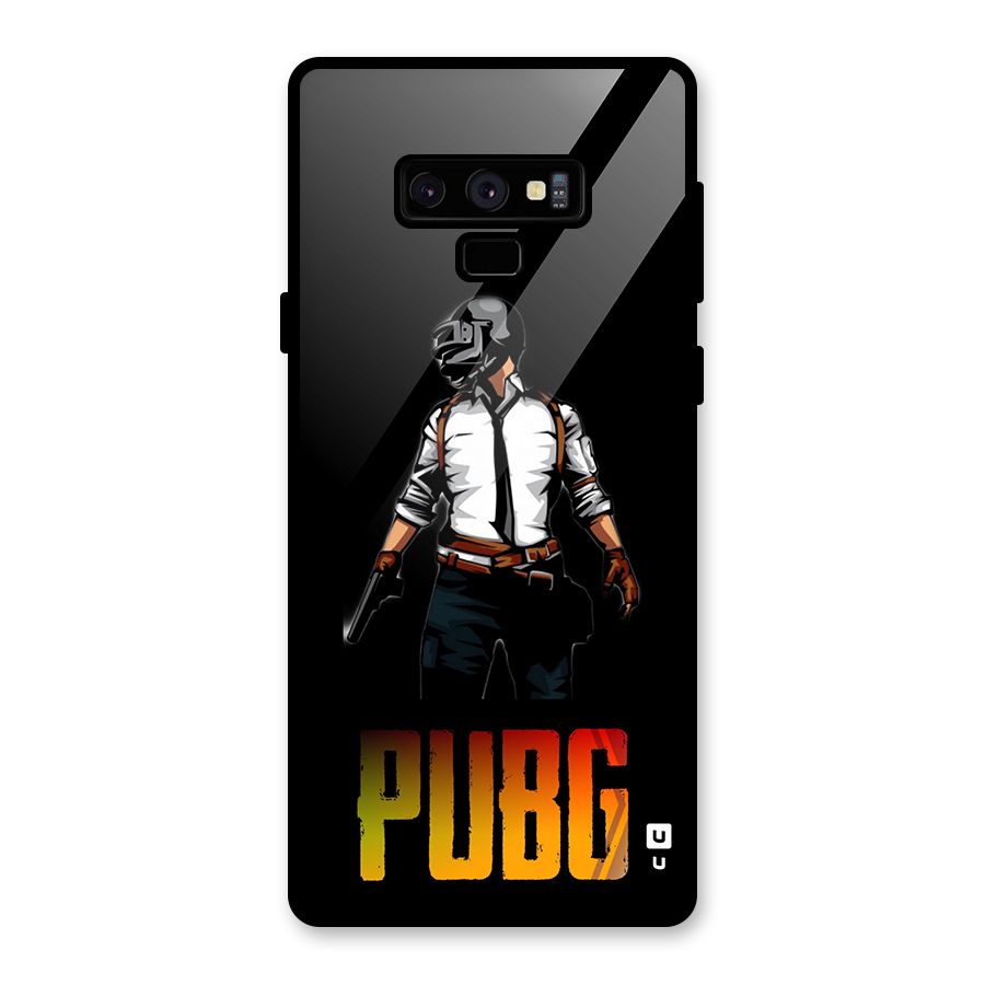 PUBG Game Art Glass Back Case for Galaxy Note 9