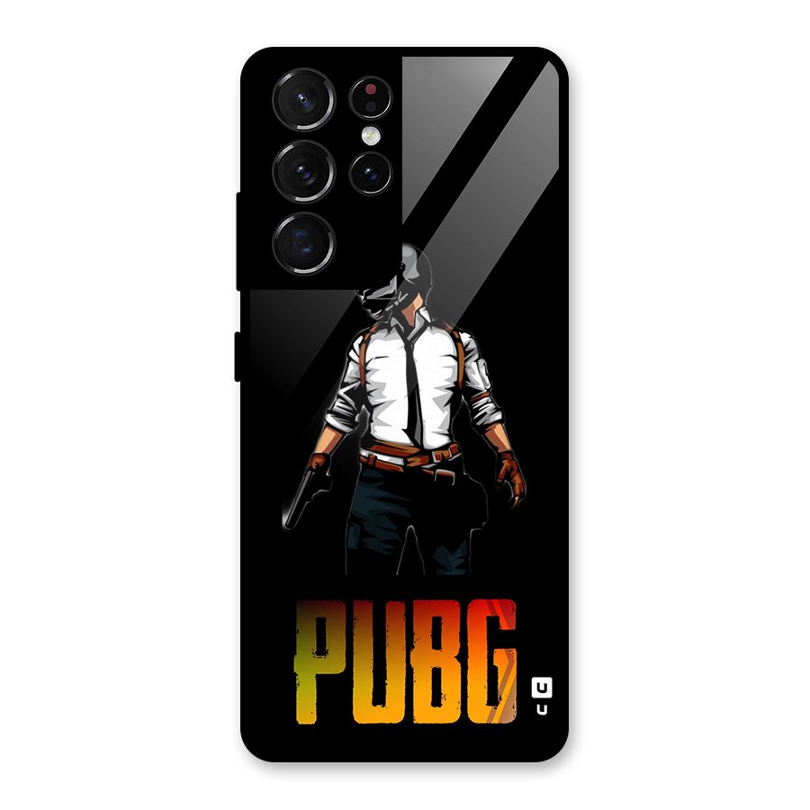 PUBG Game Art Glass Back Case for Galaxy S21 Ultra 5G