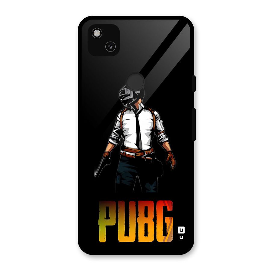 PUBG Game Art Glass Back Case for Google Pixel 4a