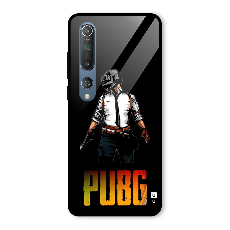 PUBG Game Art Glass Back Case for Mi 10