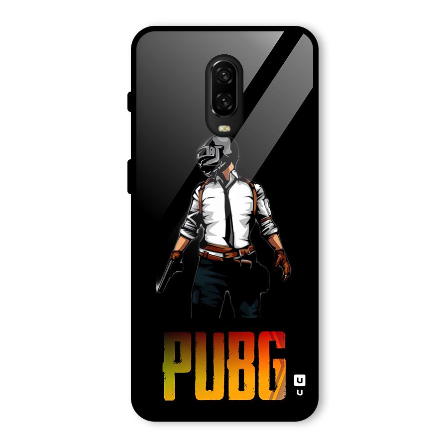PUBG Game Art Glass Back Case for OnePlus 6T