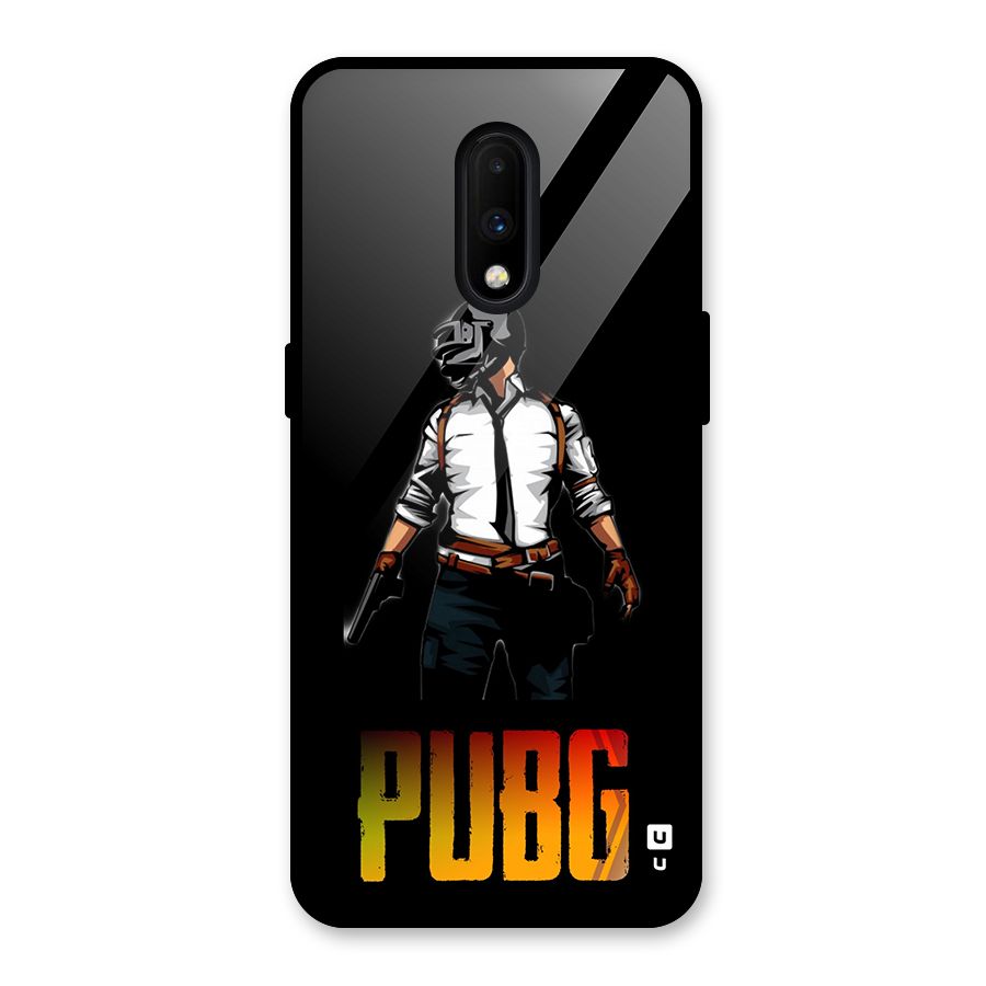 PUBG Game Art Glass Back Case for OnePlus 7