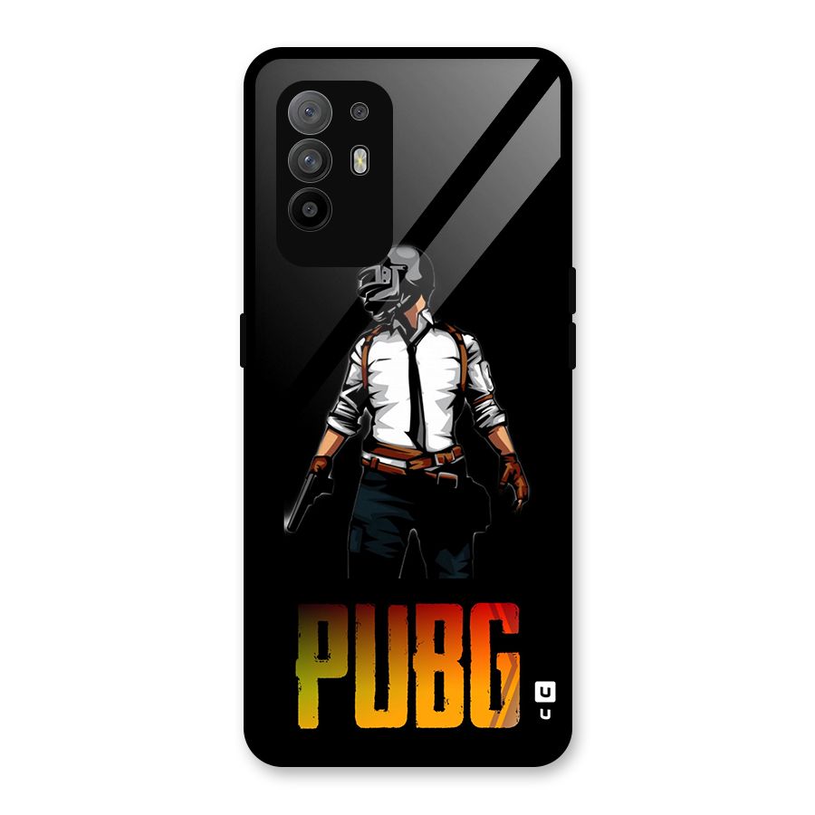 PUBG Game Art Glass Back Case for Oppo F19 Pro Plus 5G