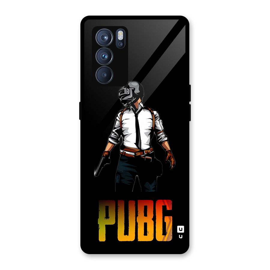 PUBG Game Art Glass Back Case for Oppo Reno6 Pro 5G