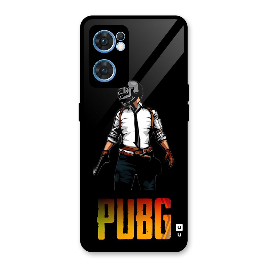 PUBG Game Art Glass Back Case for Oppo Reno7 5G