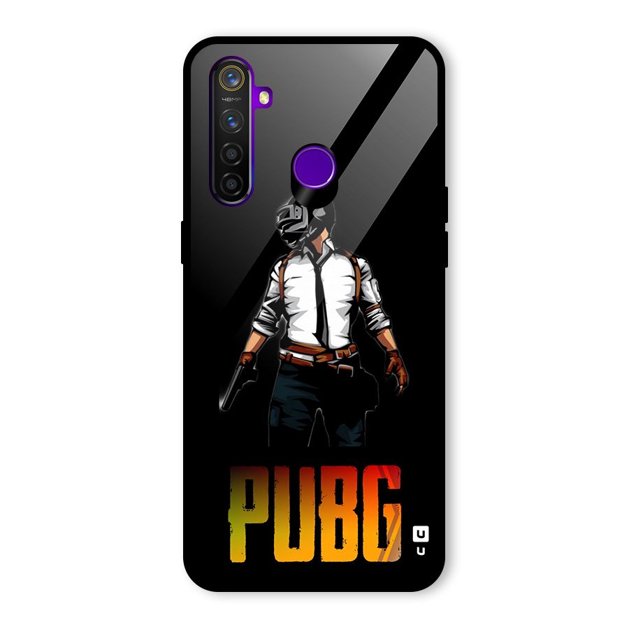 PUBG Game Art Glass Back Case for Realme 5 Pro