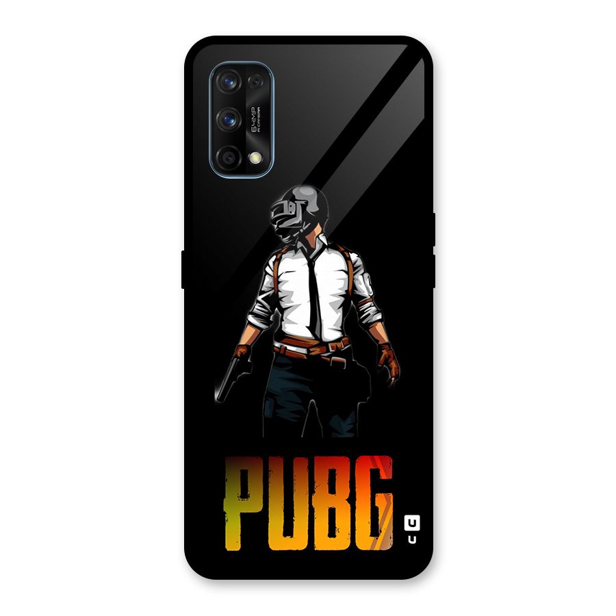PUBG Game Art Glass Back Case for Realme 7 Pro
