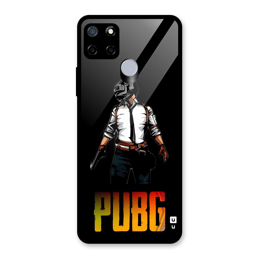 PUBG Game Art Glass Back Case for Realme Narzo 20