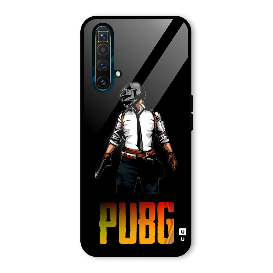 PUBG Game Art Glass Back Case for Realme X3