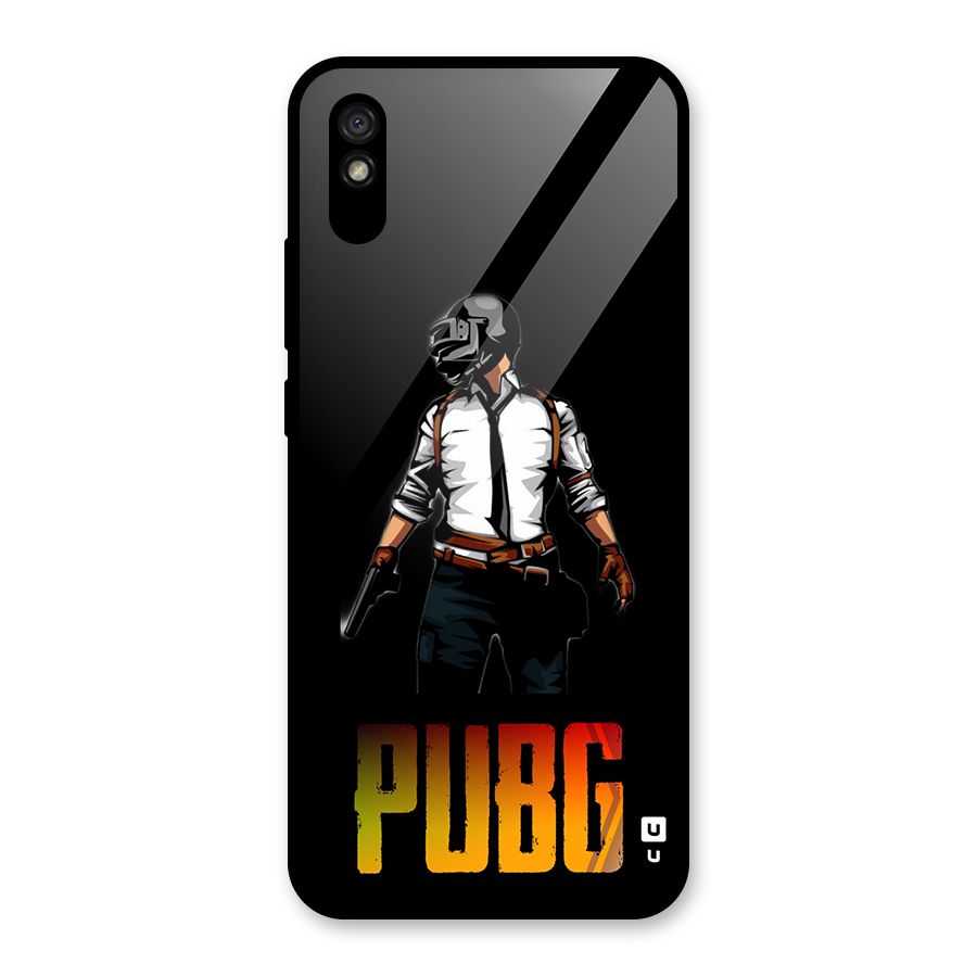 PUBG Game Art Glass Back Case for Redmi 9i