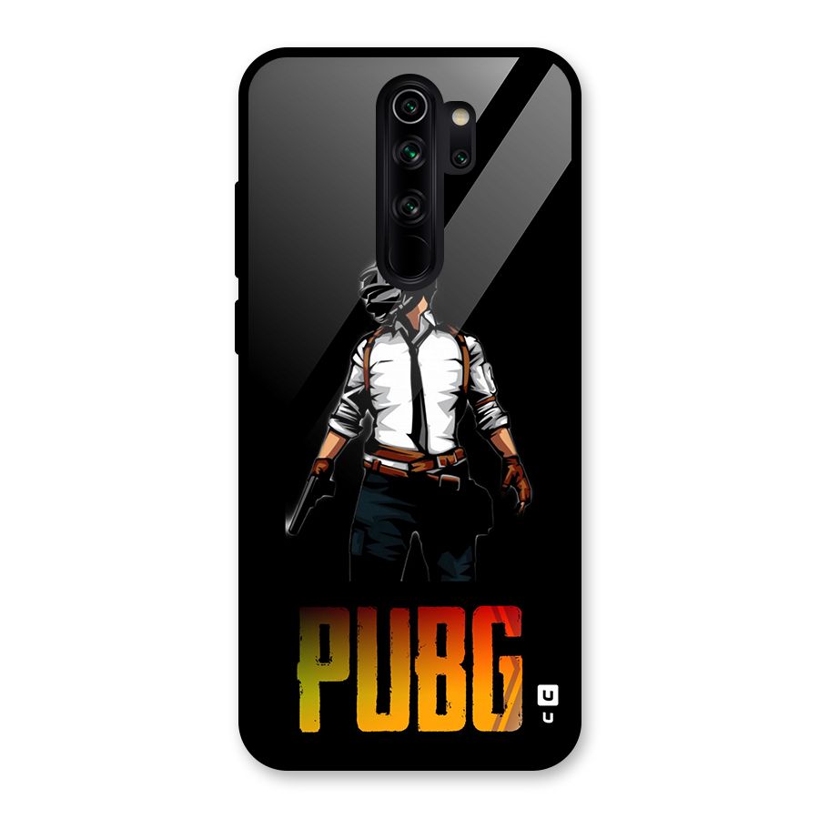 PUBG Game Art Glass Back Case for Redmi Note 8 Pro