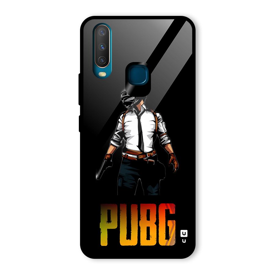 PUBG Game Art Glass Back Case for Vivo U10