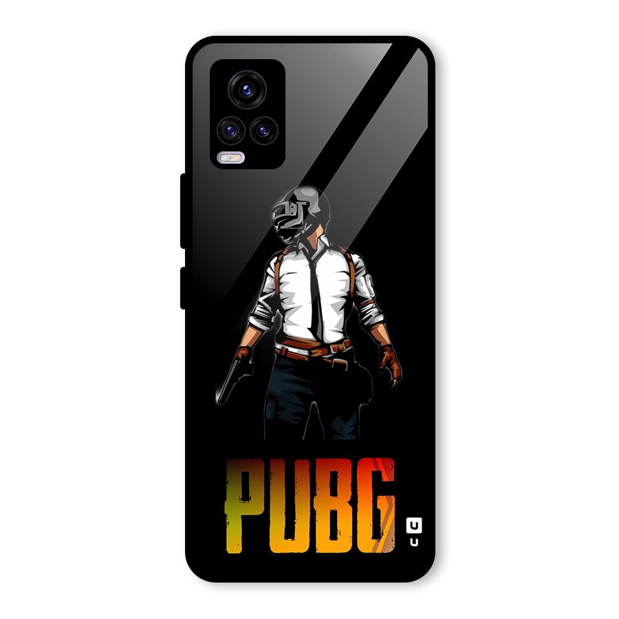 PUBG Game Art Glass Back Case for Vivo V20