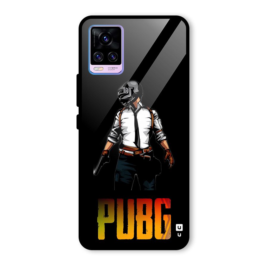 PUBG Game Art Glass Back Case for Vivo V20 Pro