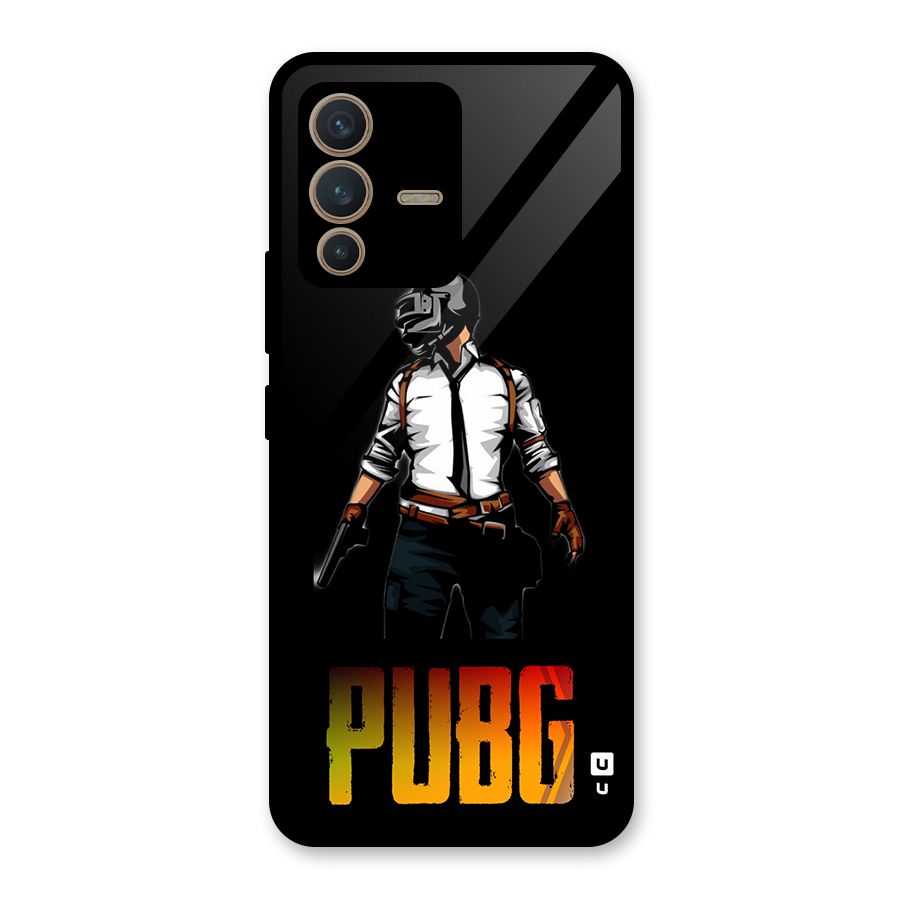 PUBG Game Art Glass Back Case for Vivo V23 5G