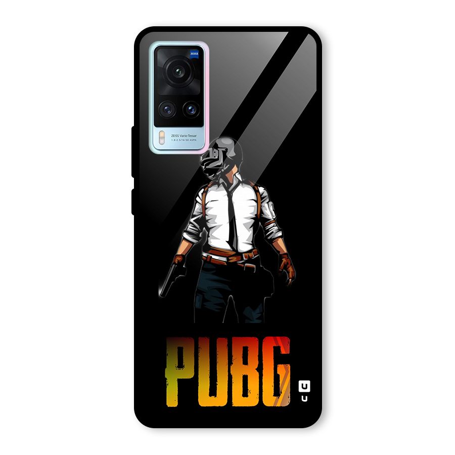 PUBG Game Art Glass Back Case for Vivo X60