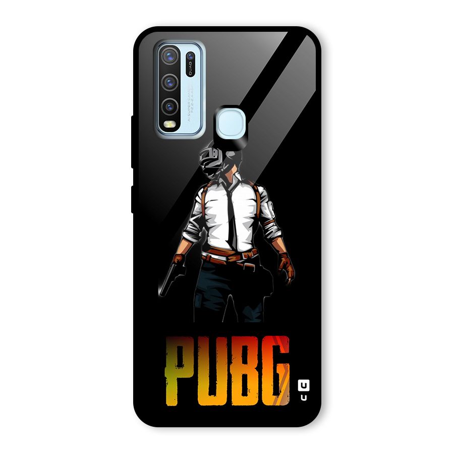 PUBG Game Art Glass Back Case for Vivo Y50