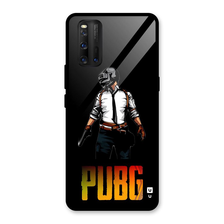 PUBG Game Art Glass Back Case for Vivo iQOO 3
