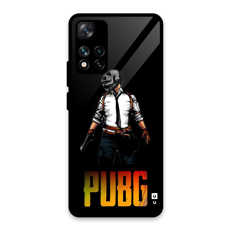 PUBG Game Art Glass Back Case for Xiaomi 11i HyperCharge 5G